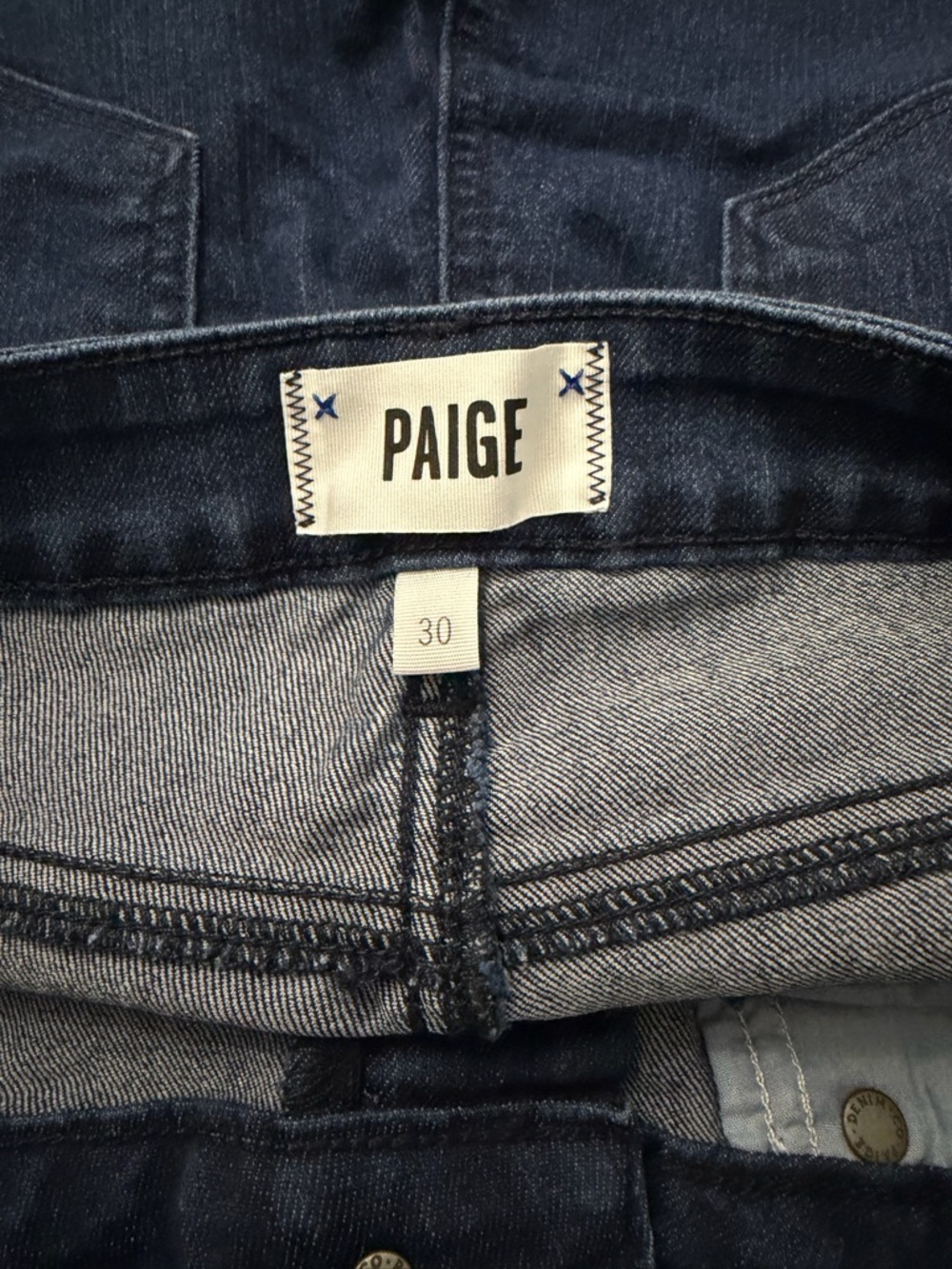 PAIGE Hoxton Ankle dark wash denim jeans Size 30 - Picture 8 of 11